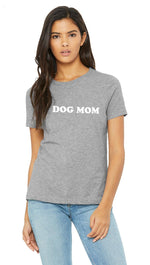 Dog Mom, Super Soft T-shirt - Gray - Shelter Helpers